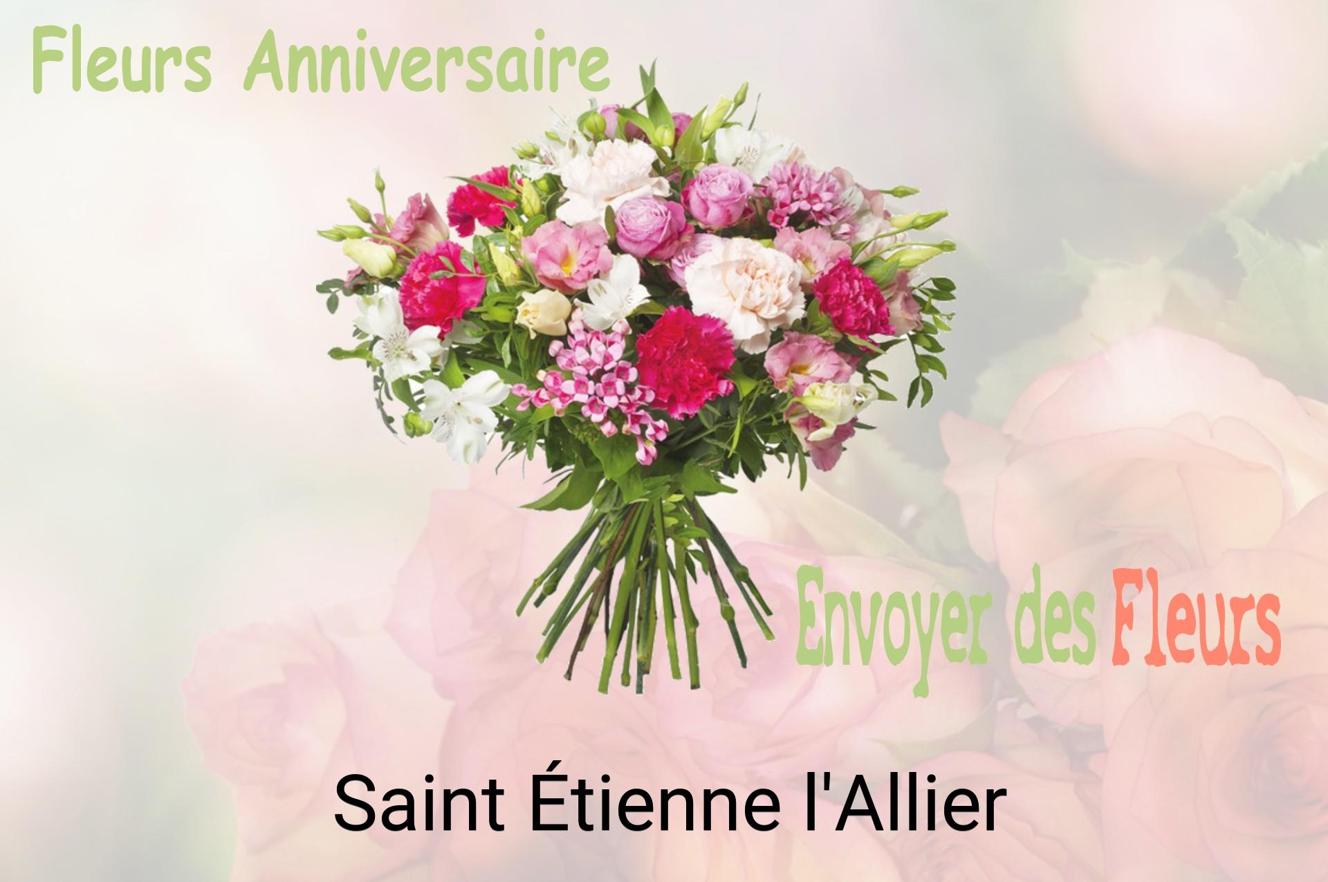 Bouquet de fleurs d’anniversaire livré à Saint-Étienne-l'Allier
