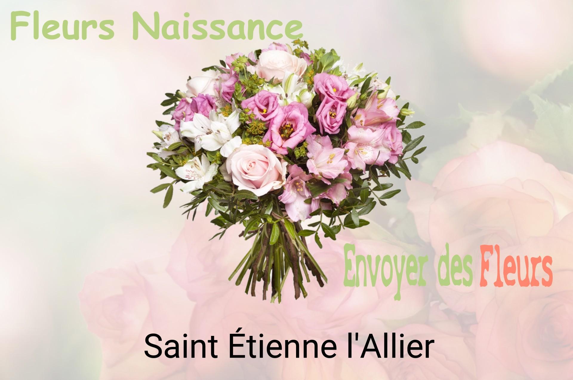 Bouquet de fleurs de naissance livré à Saint-Étienne-l'Allier